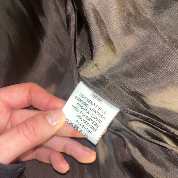 Italian Leather Jacket - Picture 5 of 5